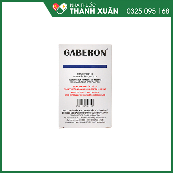 Gaberon trị động kinh, đau dây thần kinh